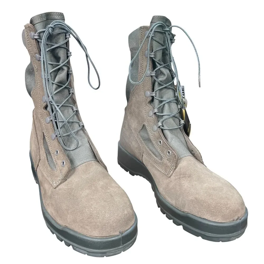 NWT Belleville 600 ST Sage Green Wide Steel Toe Combat Boots Size 11 W